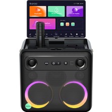 Ikarao Partybox Break X2 10.1" Dahili Tablet Karaoke Bluetooth Hoparlör Seti 300W