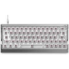 Iqunix EV63 Silver Blade Rs %60 Magnetic x Pro Manyetik Switch 8k Hz Hall Effect Hotswap Rgb Ingilizce Mekanik Gaming Klavye