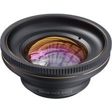 Shiftcam Ultra 16MM 0.5x Büyütme 100° Açı iPhone 15 ve Samsung S23 Serisi Uyumlu  Geniş Açı Lens