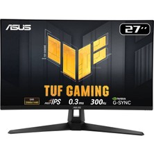 Asus Tuf 27'' 300Hz 0.3ms 2k Qhd Adaptive Sync Fast IPS Gaming Monitör VG27AQM5A