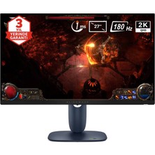 Dell Alienware AW2725DM 27" 180Hz 1ms 2k Qhd Adaptive Sync Fast IPS Pivot Gaming Monitör