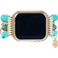 Gwelry Riviera Stretchy 42/49 mm Apple Watch Uyumlu Kadın Akıllı Saat Kordon