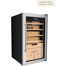 Berfmann Cedro 486 Puro Kapasiteli Elektronik Humidor Puro Dolabı