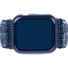 Gwelry Coal Wrap Jr 38/41 mm Apple Watch Uyumlu Unisex Akıllı Saat Kordon