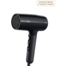 Braun BRHD225E Hd2.2 Iontec 2 Başlıklı 2200W Difüzörlü Siyah Saç Kurutma Makinesi