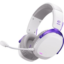 Akko GH300 White 7.1 Sanal Surround Kablosuz Kulaküstü Gaming Kulaklık