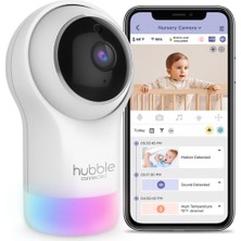 Hubble Nursery Glow Sd Gece Lambalı Bebek Kamerası