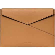 Envelope 13" Taba Vegan Deri Unisex MacBook Kılıfı