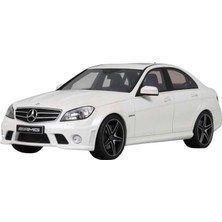 GT Spirit 1:18 2007 Mercedes Benz C63 Amg Diamond White Model Araba