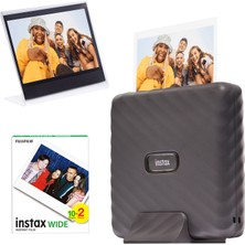 Fujifilm Instax Wide Link Gri Akıllı Telefon Yazıcısı ve 20'li Film