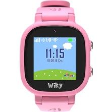 Wiky Watch Pembe 5e Esim'li Görüntülü ve Sesli Arama Akıllı Çocuk Saati