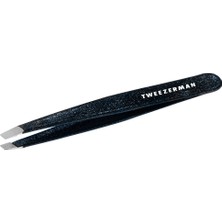 Tweezerman Slant Tweezer Dusted Onyx Işıltılı Siyah Oniks Cımbız