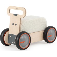 Mamatoyz Driveme Soft Oyuncak Depolu Inek Figürlü Ahşap Yürüteç