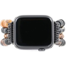 Gwelry Coconut Stretchy 38-42 mm Apple Watch Uyumlu Erkek Akıllı Saat Kordon