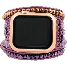 Gwelry Emily Wrap 42/49 mm Apple Watch Uyumlu Kadın Akıllı Saat Kordon