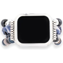 Gwelry Blake Stretchy 42/49 mm Apple Watch Uyumlu Kadın Akıllı Saat Kordon
