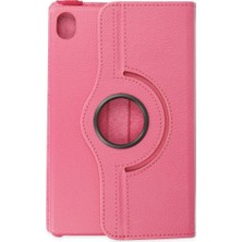 Gees Global Samsung Galaxy X510 Tab S9 Fe 11 Kılıf 360 Tablet Deri Kılıf - Pembe