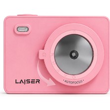Laiser Z5S Instant Kamera ve Fotoğraf Yazıcısı Pembe Şipşak Fotoğraf Makinesi
