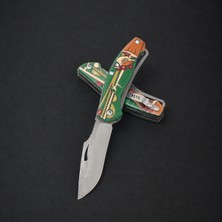 Coyan Knives 4034 Paslanmaz Çelik Yeşil Abs Kabze Keklik 001