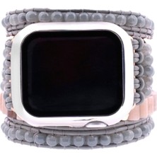 Gwelry Sunstone Wrap 42/49 mm Apple Watch Uyumlu Kadın Akıllı Saat Kordon