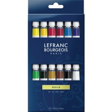 Lefranc&Bourgeois : Fine : Yağlı Boya Seti : 12 Renk x 10 ml Tüp