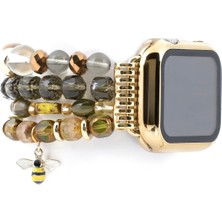 Gwelry Honey Stretchy 42/49 mm Apple Watch Uyumlu Kadın Akıllı Saat Kordon
