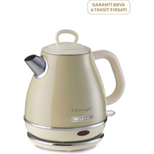 Ariete Vintage Bej Su Isıtıcı Kettle 1 Lt