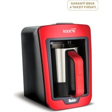 Fakir Kaave Steel Rouge Türk Kahvesi Makinesi Kırmızı Renkli Modern Stil ile Özel Olaylar İçin