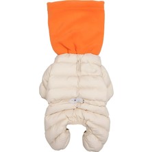 Puppia Snood Padding Jumpsuit Beige Köpek Tulumu