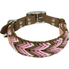 Redzill Grace Paracord Kahverengi Köpek Boyun Tasması