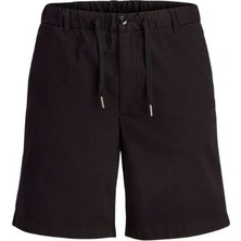 Jack & Jones Jpstjaıden Rocco Hybrıd Jogger Short Reg Erkek Kot&kanvas Şort 12292831 Black