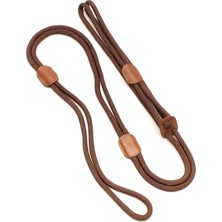 Zoe Pet Atelier Kahverengi Paracord Deri Hepsi Bir Arada Köpek Göğüs Tasması