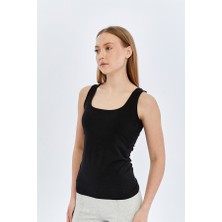 Fashion Friends Kadın Atlet 26Y0266K1 Siyah