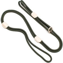 Zoe Pet Atelier Haki Bej Paracord Deri Hepsi Bir Arada Köpek Göğüs Tasması
