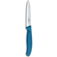 Swıss Classıc Soyma Bıçağı Düz 10CM,MAVI Victorinox Std