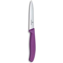Swıss Classıc Soyma Bçk Tırtıklı 10CM,MOR Victorinox Std