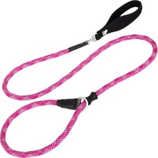 True Love Pembe Reflektörlü Boğma Köpek Tasma Halatı