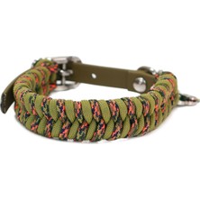 Redzill Forest Paracord Yeşil Köpek Boyun Tasması