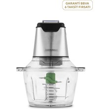 Gastroback Design Paslanmaz Çelik Cam Mini Doğrayıcı Plus