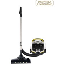 Karcher Vcc 6 Cyclonex Dualcontrol B&w Toz Torbasız Turbo ve LED Başlıklı Elektrikli Süpürge