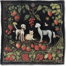 St. Pia Berry Bff Köpek Bandana