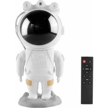 Eco Lounge Projeksiyon Astronot Lamba Speaker Sevimli Astronot Bluetooth Hoparlör