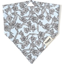 Hypet Fashion Tulip Pamuklu Mavi Köpek Bandana