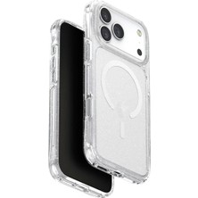 Uniq Lifepro Xtreme iPhone 17 Pro Max Şeffaf Simli Magsafe Uyumlu Telefon Kılıfı