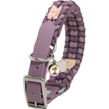 Redzill Aurora Paracord Leylak Latte Köpek Boyun Tasması