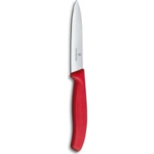 Swıss Classıc Soyma Bıçağı Düz 8cm,kırmızı Victorinox Std