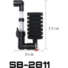 Sobo SB-2811 Bio Sünger Filtre Akvaryum Için Hava Motorlu Filtre