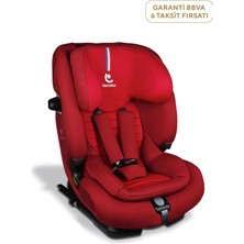 Renolux Olymp Isofix'li 9-36 kg  Kırmızı I-Size Softness Bebek Oto Koltuğu