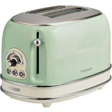 Ariete Vintage Yeşil 0155/146 2 Dilim 6 Kademeli Isı Ayarlı Ekmek Kızartma Makinesi