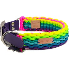 Redzill Rainbow Paracord Köpek Boyun Tasması Xlarge 48-52 cm